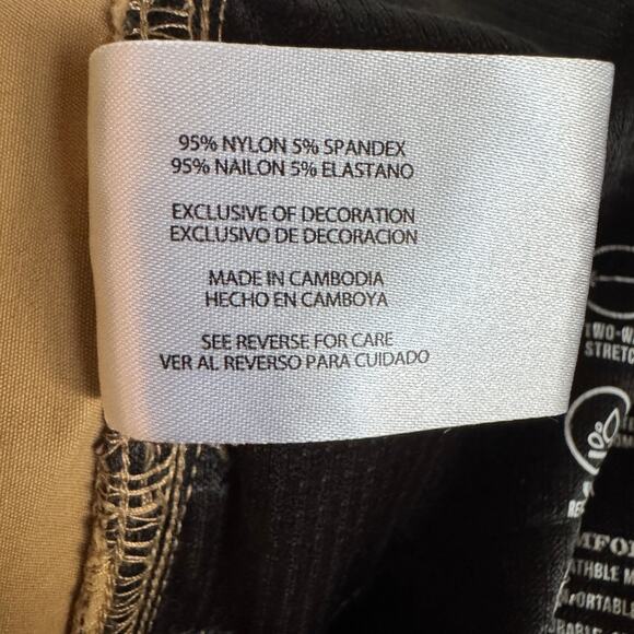 Orvis Pants Men's 36 Camel Khaki Nylon Water Repellant Stretch - Picture 13 of 13